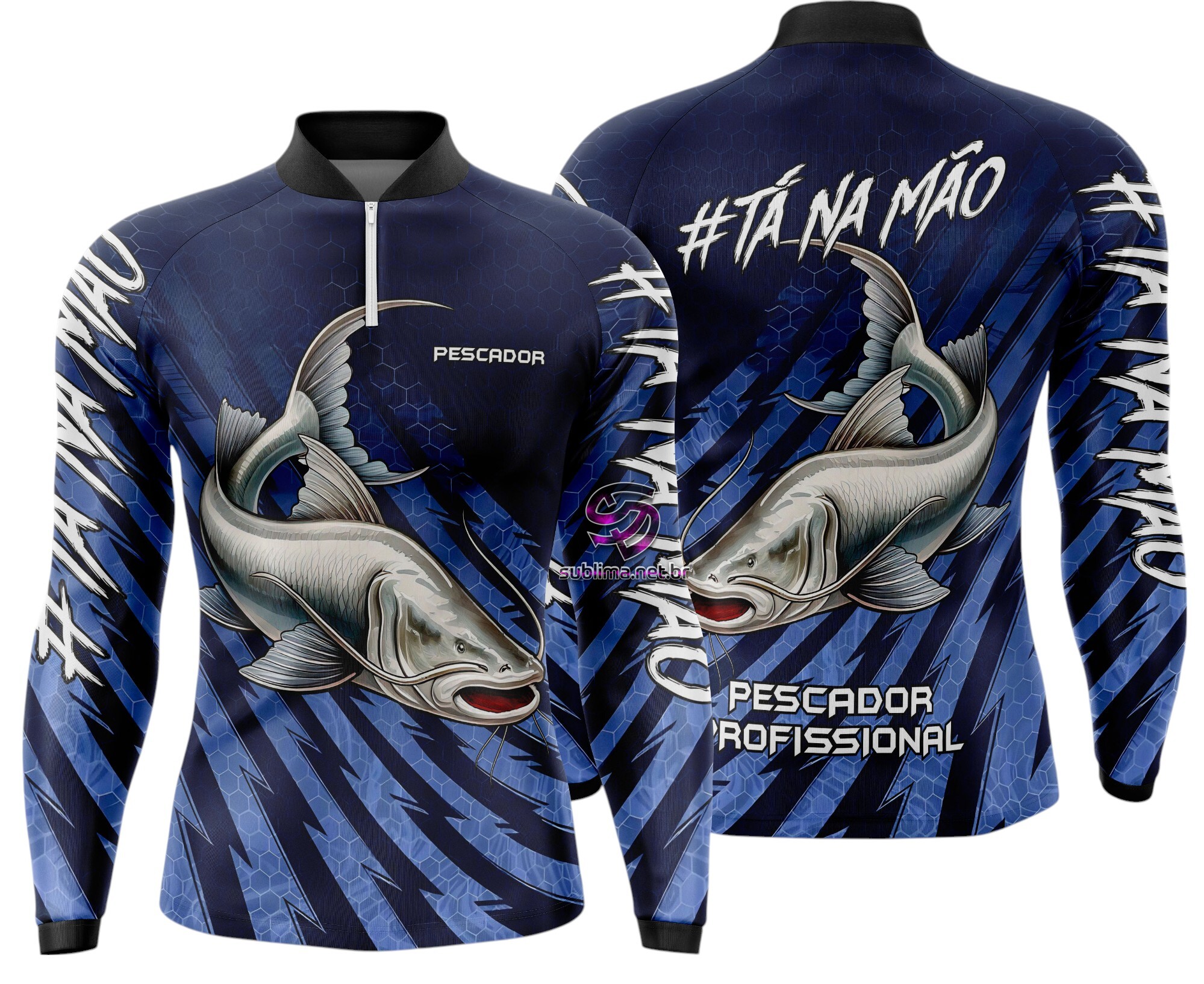 Arte Vetor Camisa Pesca-Mod-0122