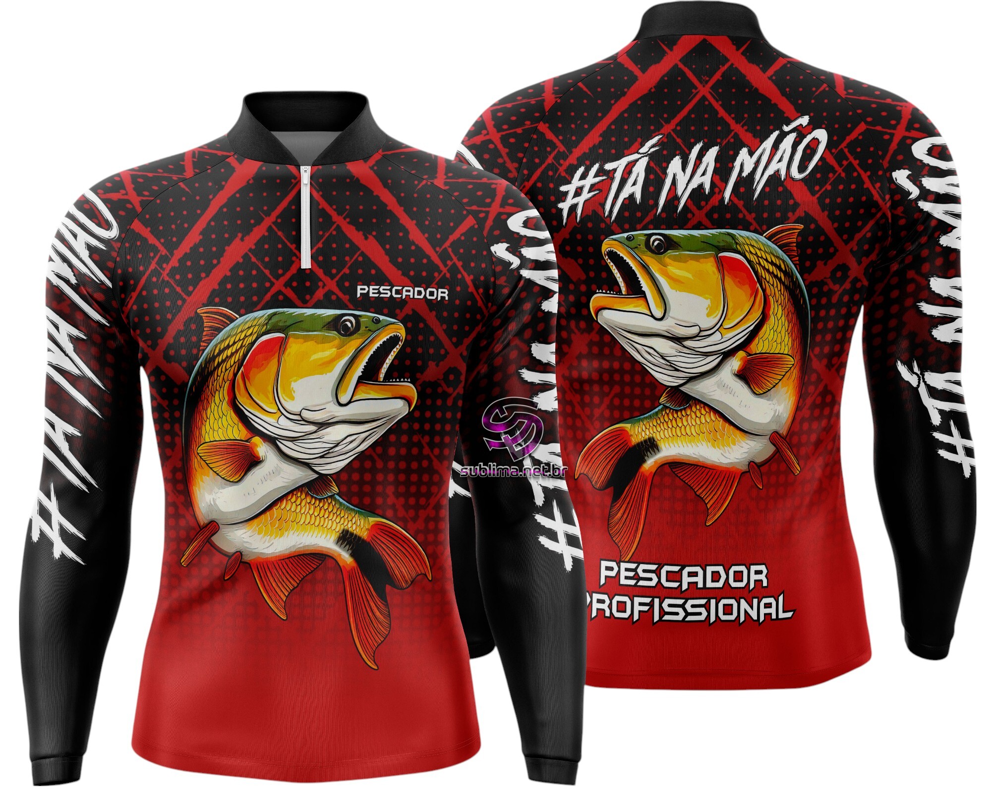 Arte Vetor Camisa Pesca-Mod-0124