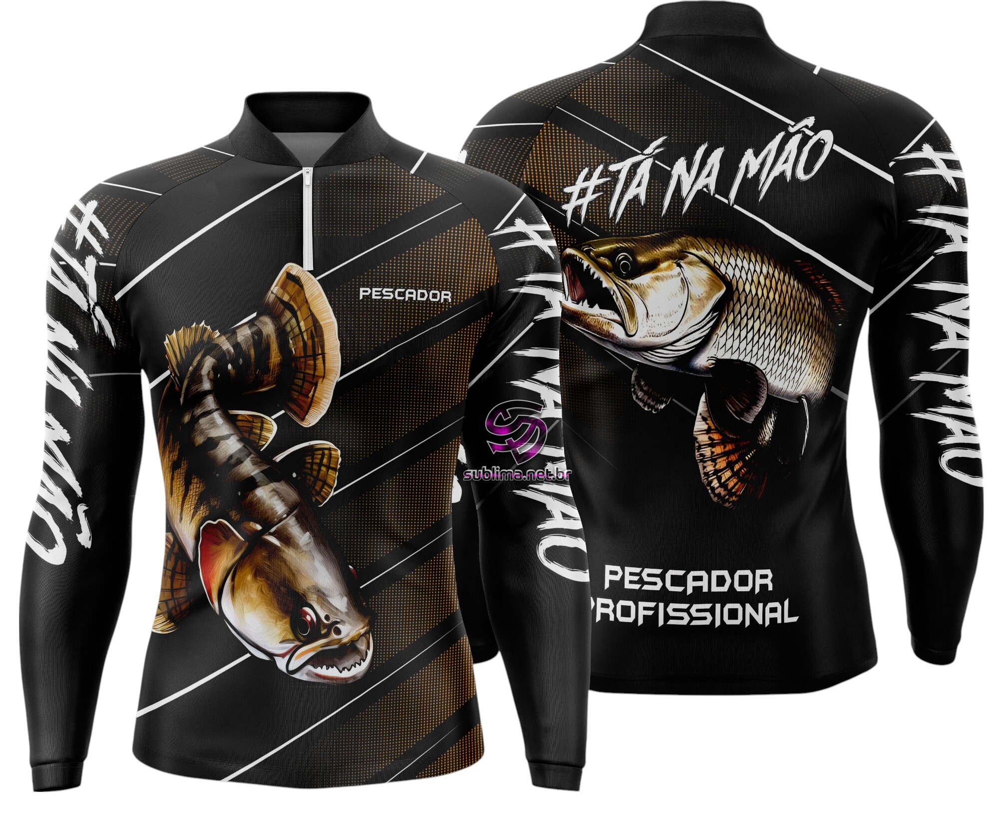 Arte Vetor Camisa Pesca-Mod-0126