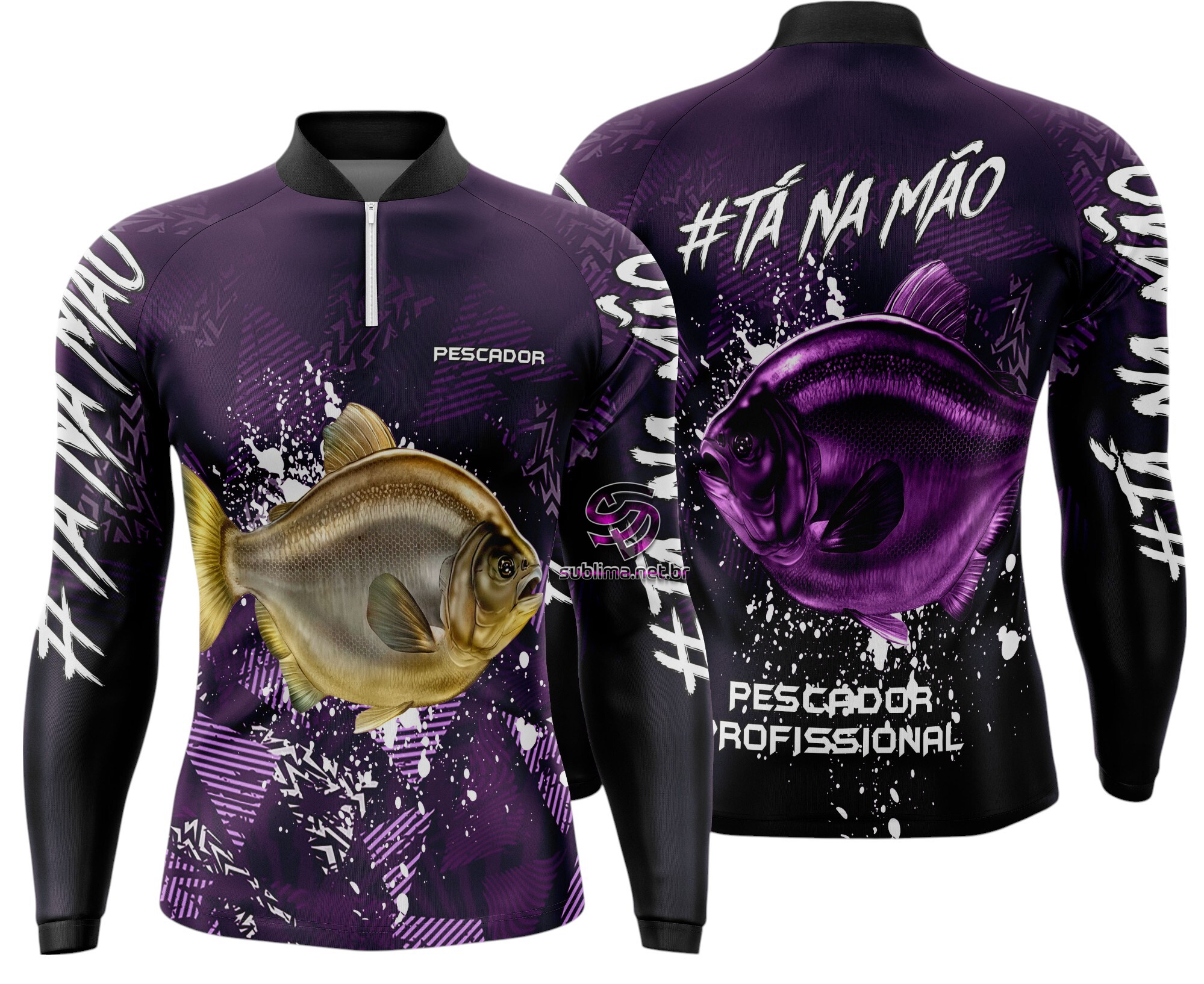 Arte Vetor Camisa Pesca-Mod-0128