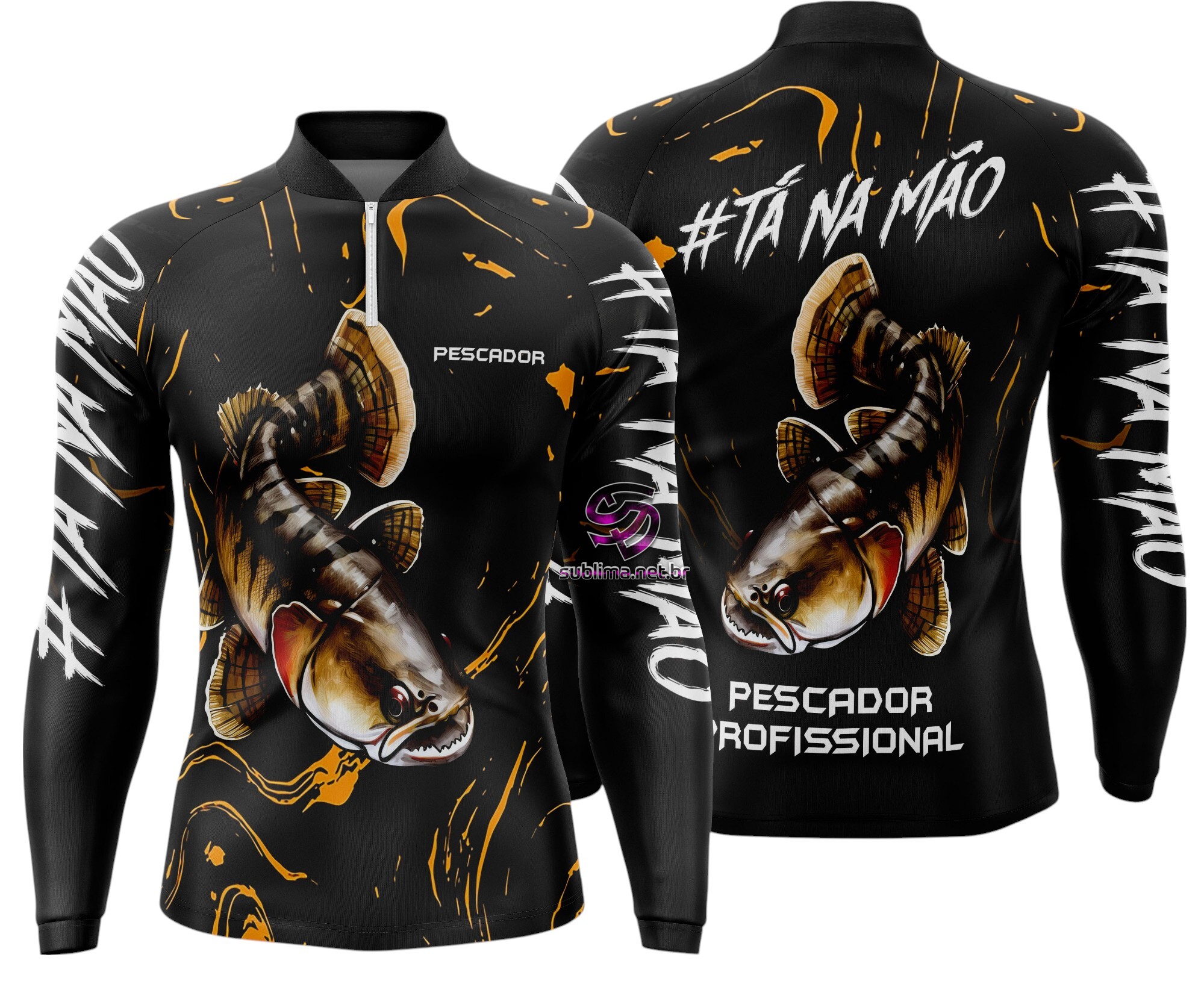Arte Vetor Camisa Pesca-Mod-0131