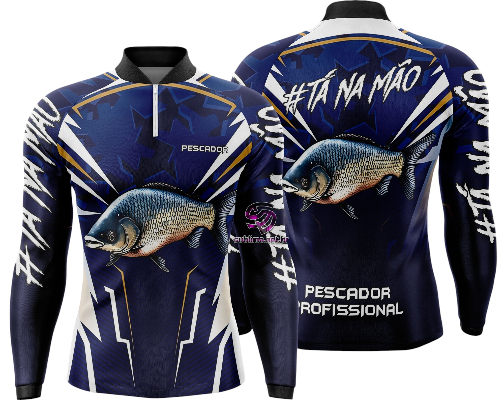 Arte Vetor Camisa Pesca-Mod-0133