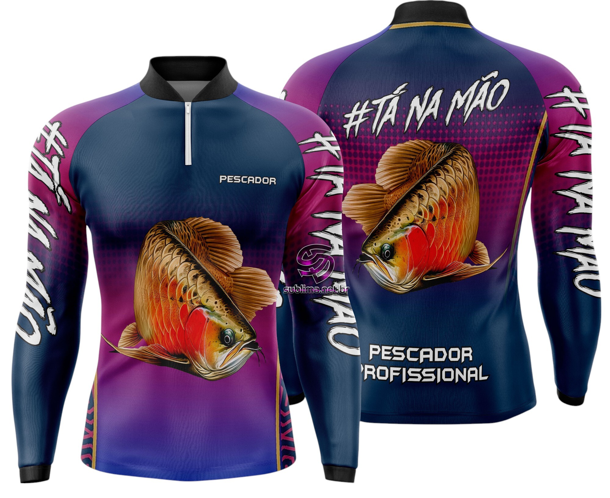 Arte Vetor Camisa Pesca-Mod-0136