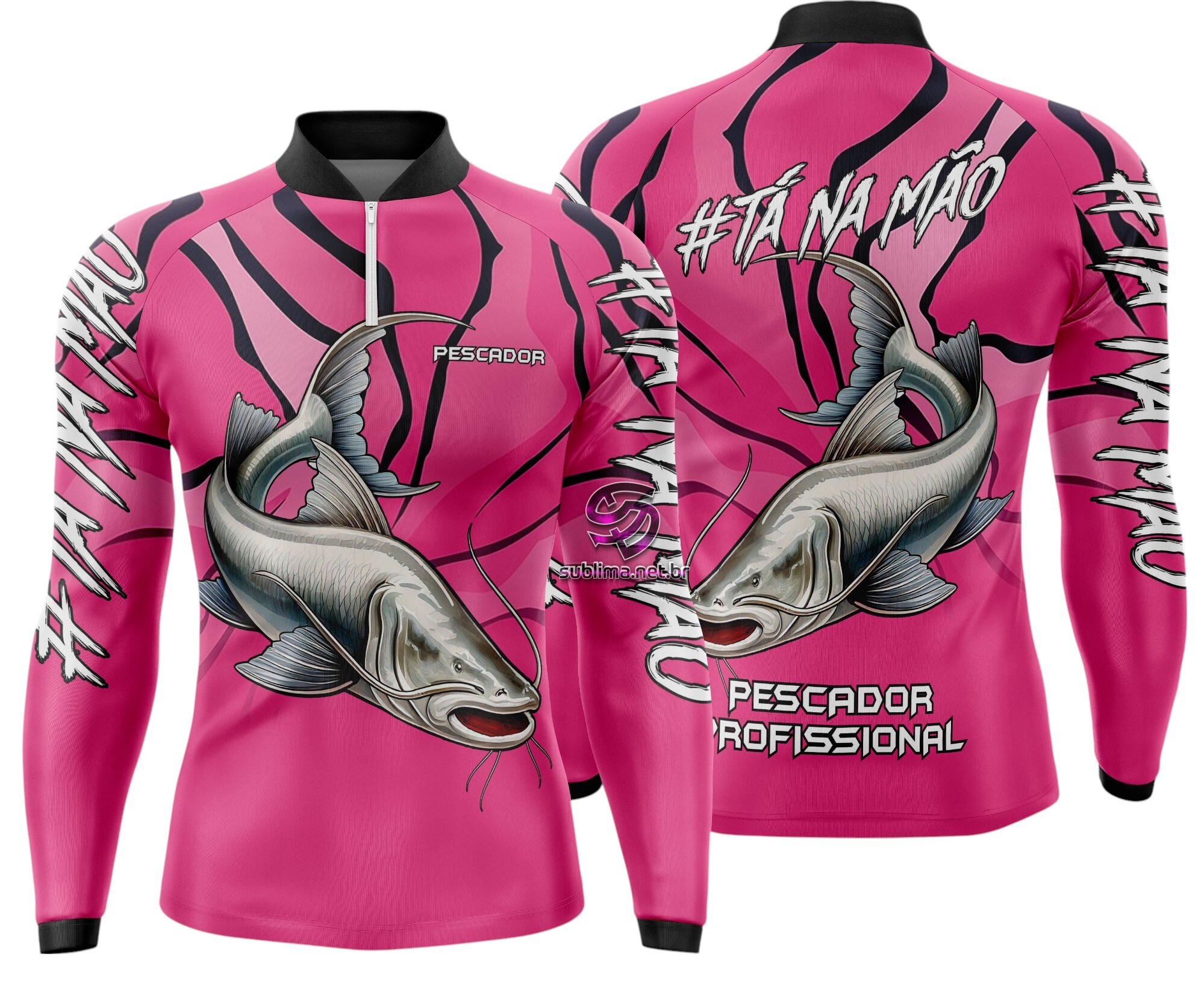 Arte Vetor Camisa Pesca-Mod-0137