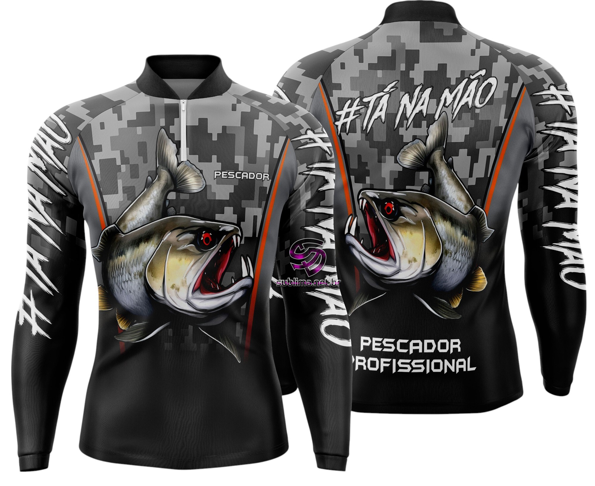 Arte Vetor Camisa Pesca-Mod-0139