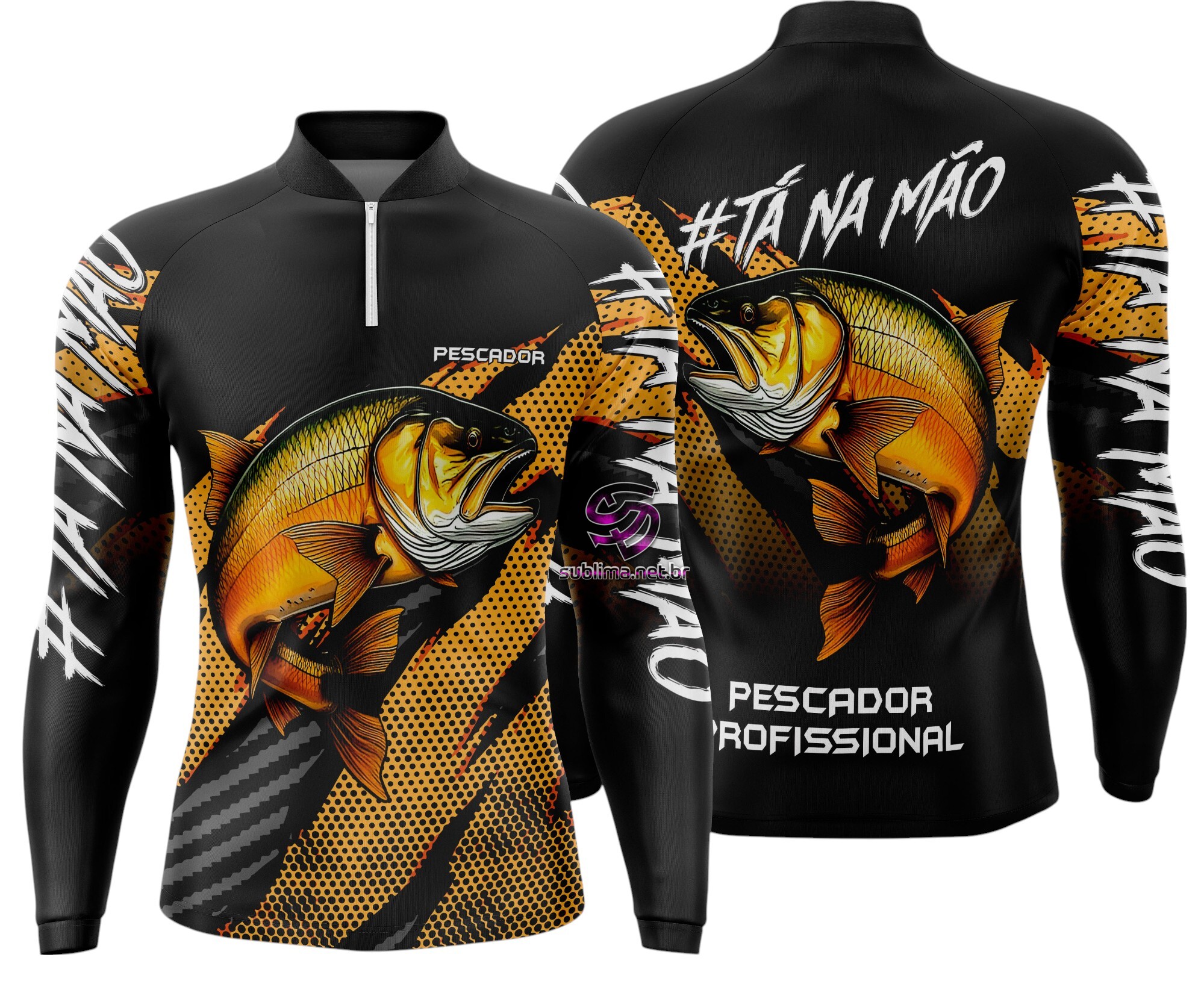 Arte Vetor Camisa Pesca-Mod-0141