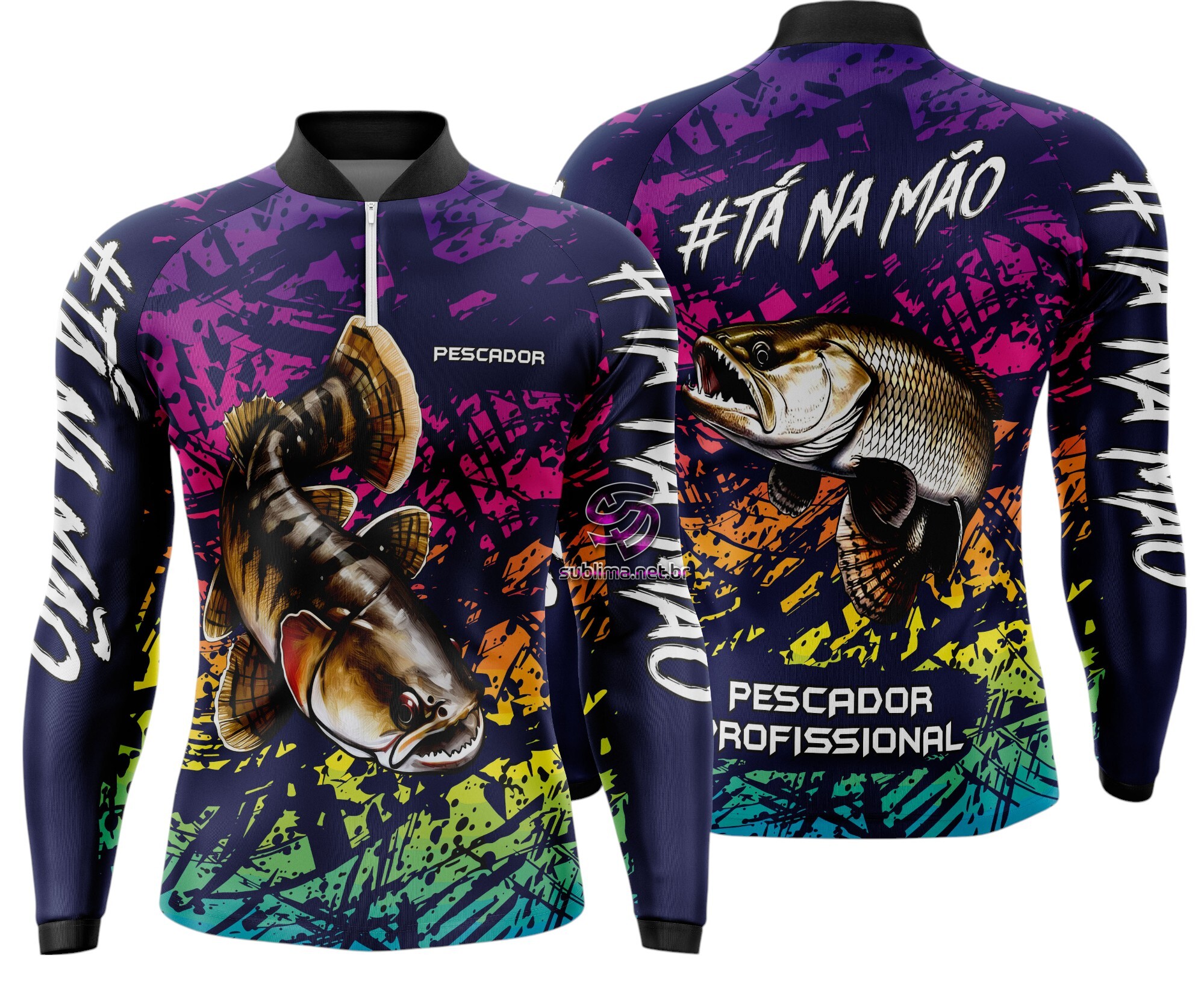 Arte Vetor Camisa Pesca-Mod-0149