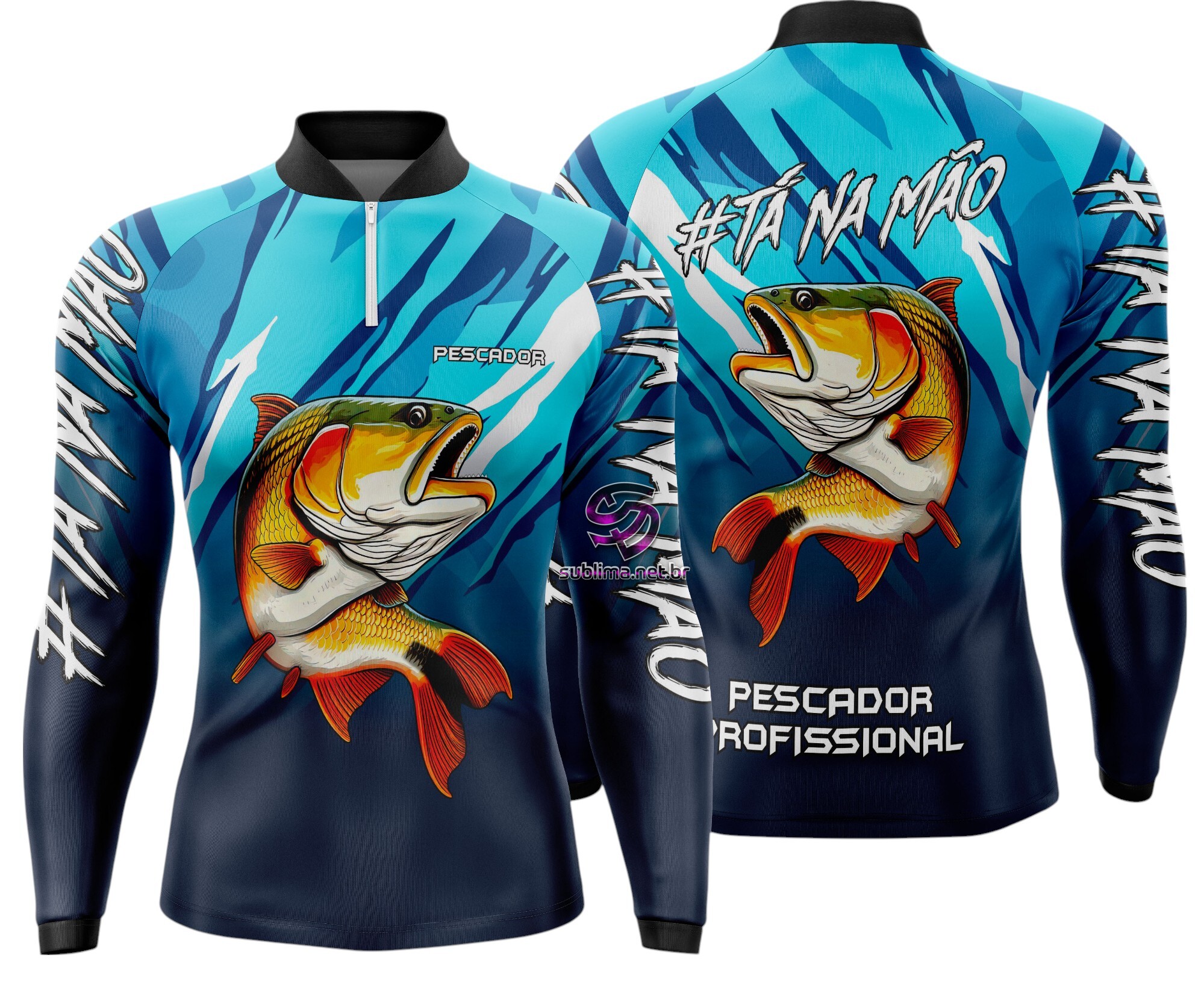 Arte Vetor Camisa Pesca-Mod-0150