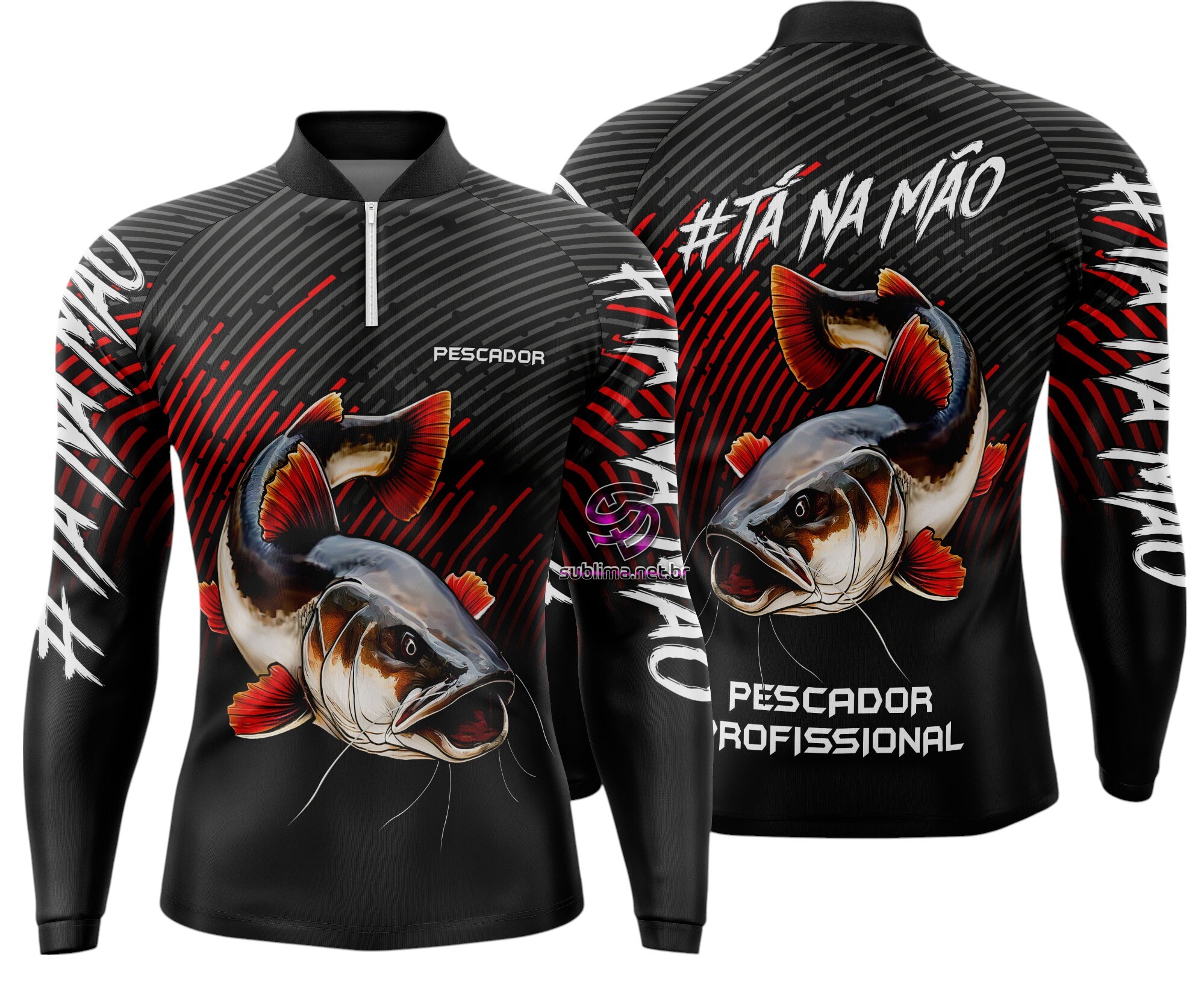 Arte Vetor Camisa Pesca-Mod-0151