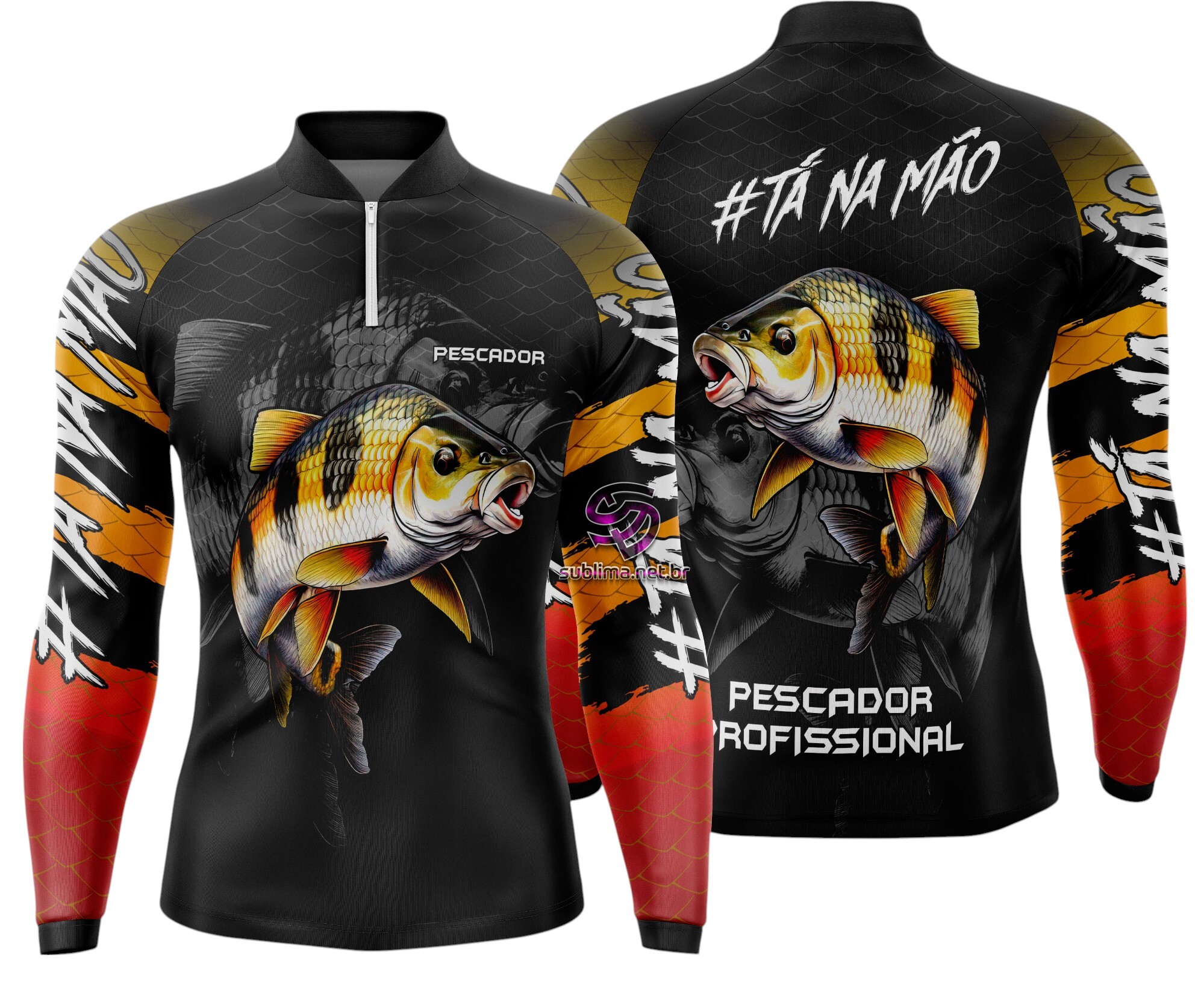 Arte Vetor Camisa Pesca-Mod-0153