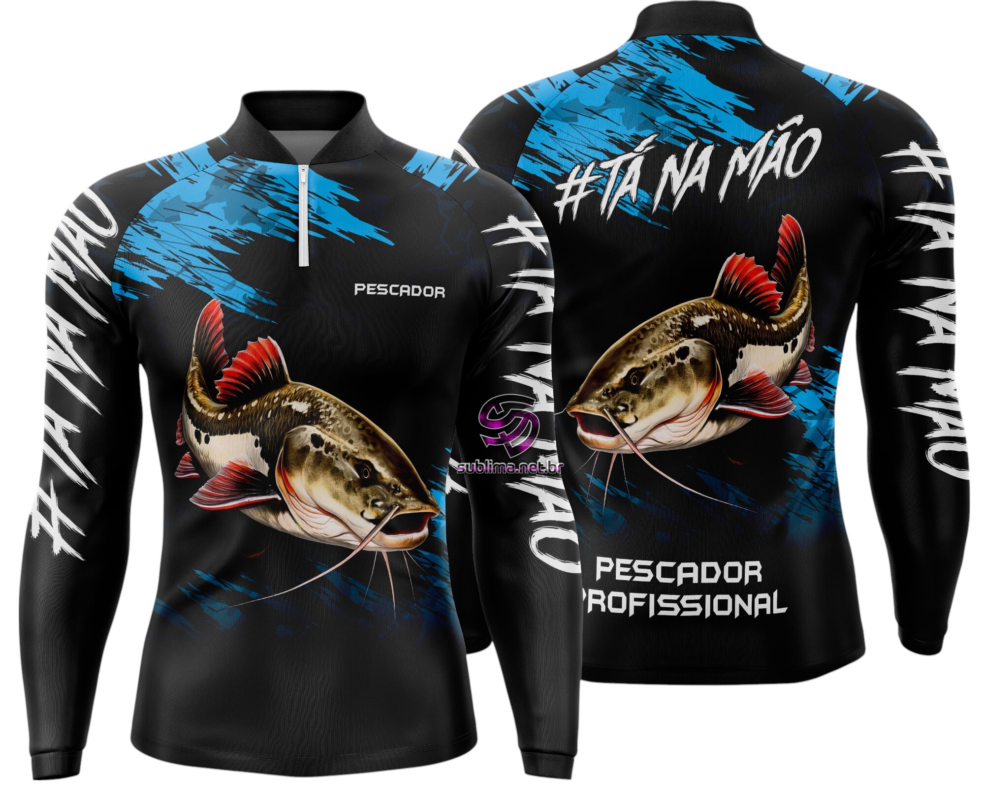 Arte Vetor Camisa Pesca-Mod-0154
