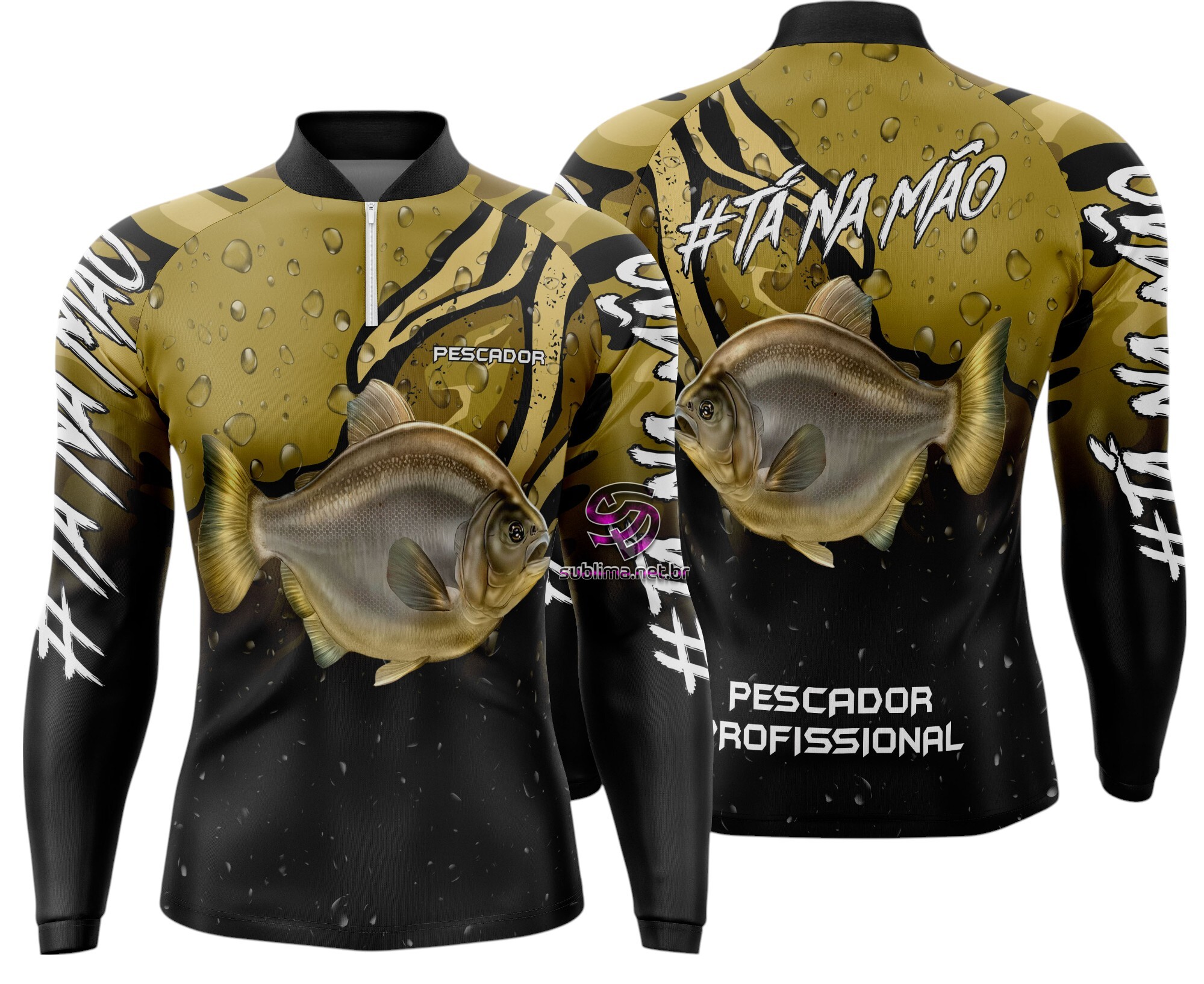 Arte Vetor Camisa Pesca-Mod-0156