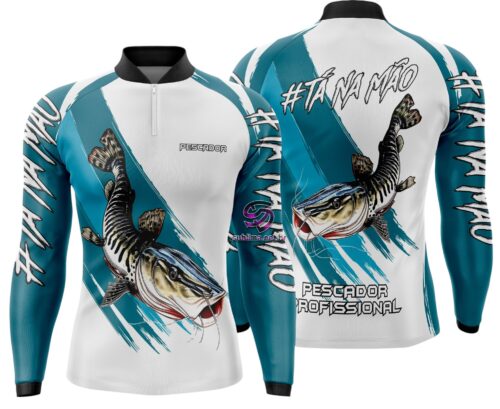 Arte Vetor Camisa Pesca-Mod-0161