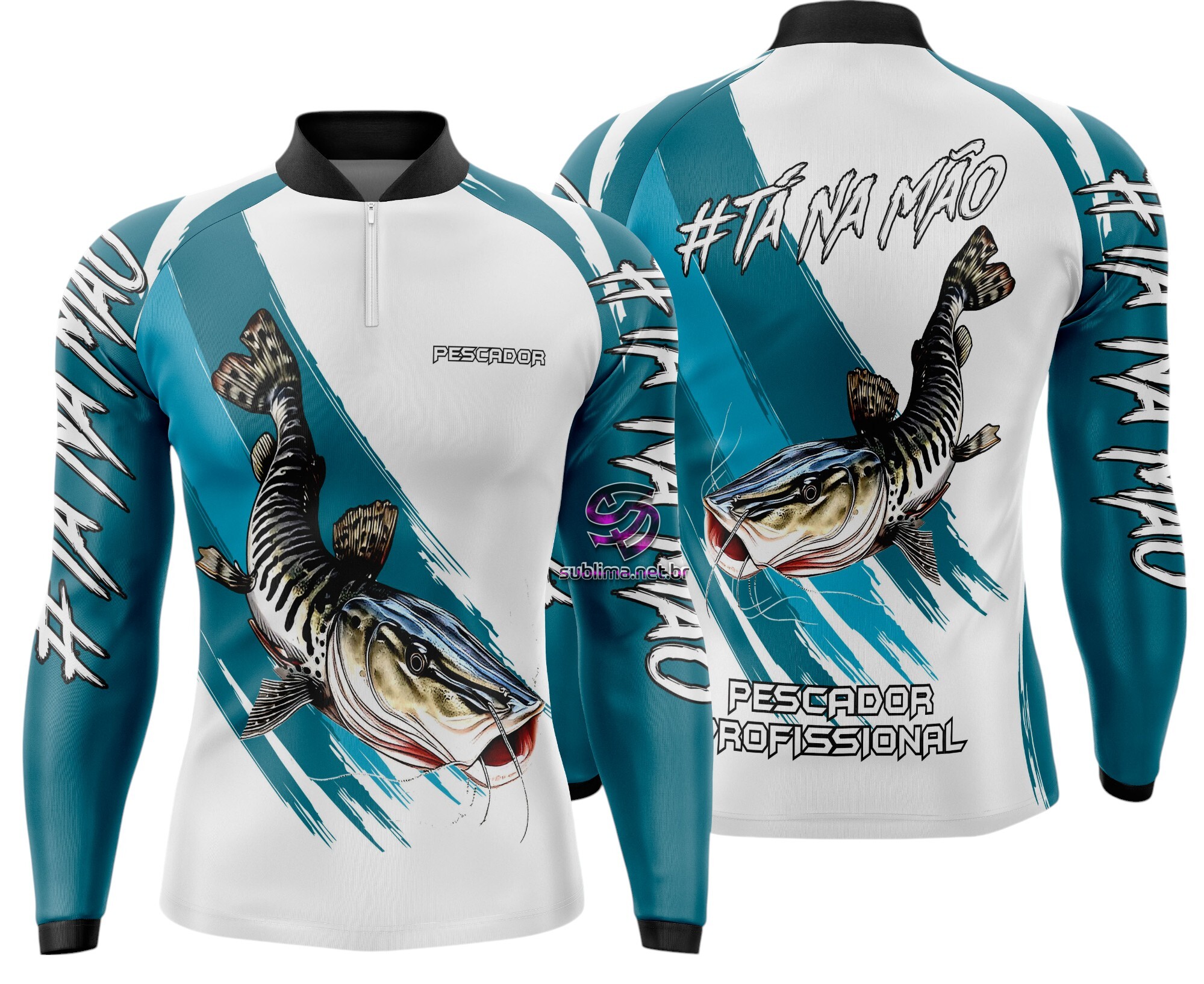 Arte Vetor Camisa Pesca-Mod-0161