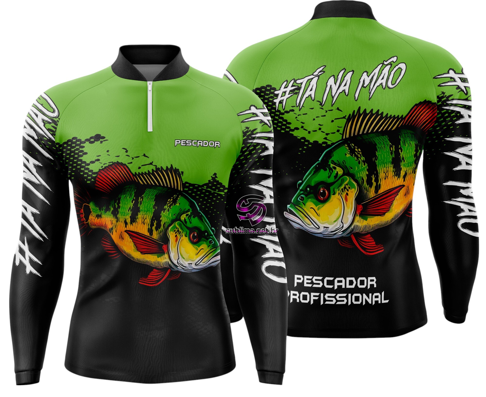 Arte Vetor Camisa Pesca-Mod-0163