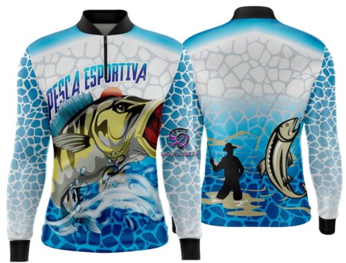 Arte Vetor Camisa Pesca-Mod-0164