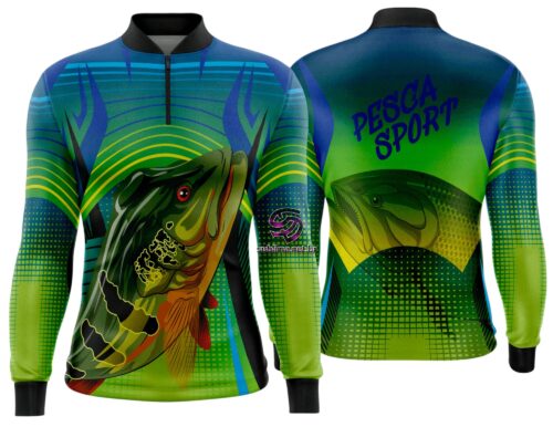 Arte Vetor Camisa Pesca-Mod-0165