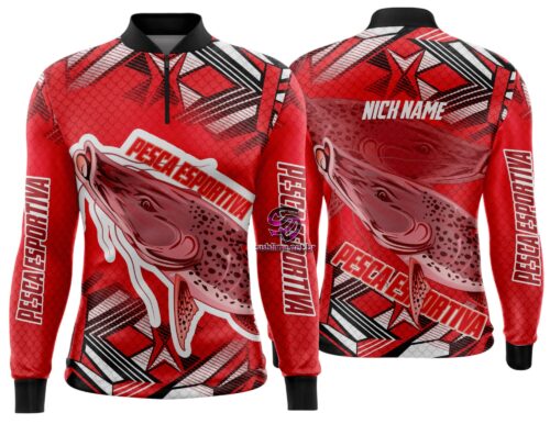 Arte Vetor Camisa Pesca-Mod-0169