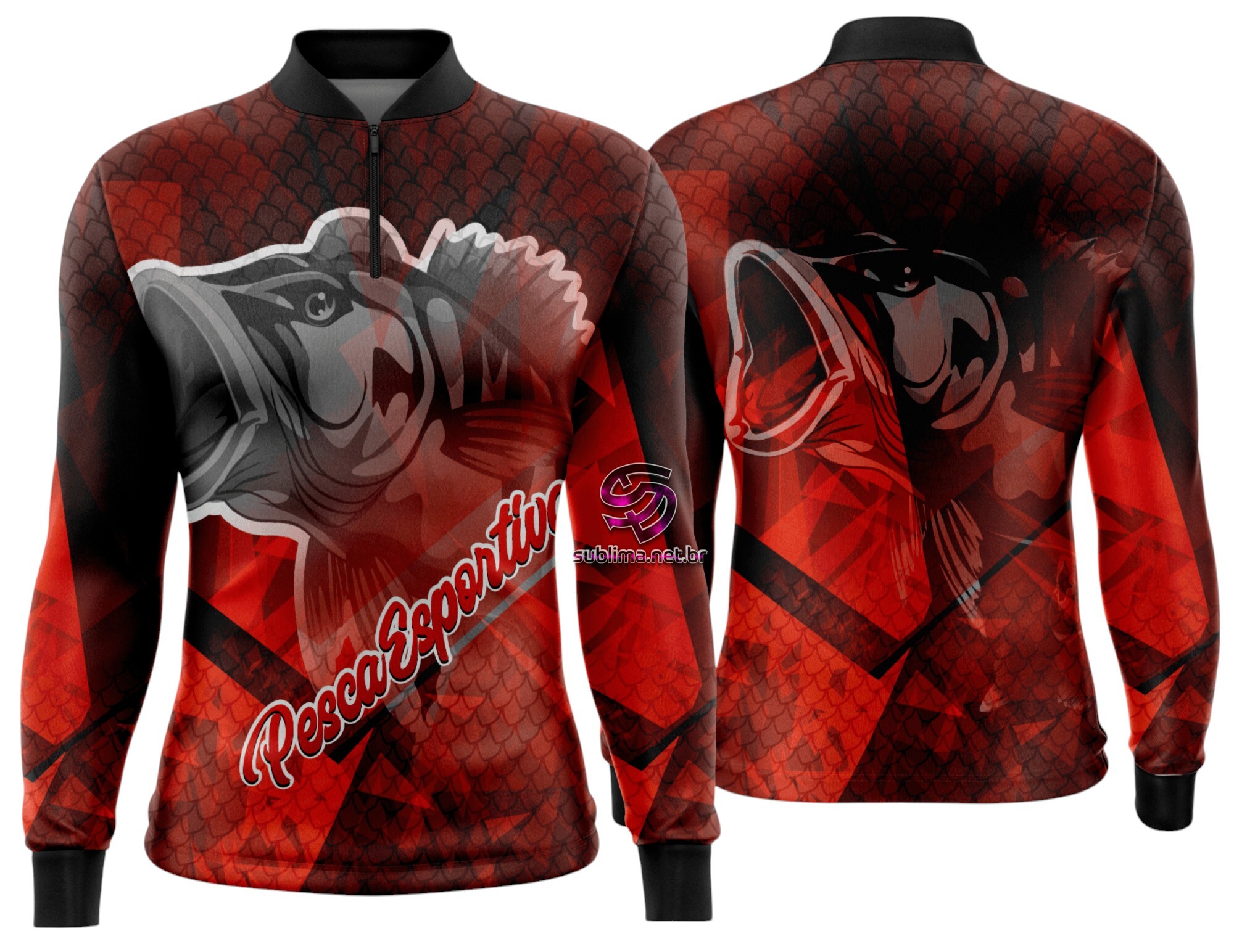 Arte Vetor Camisa Pesca-Mod-0170