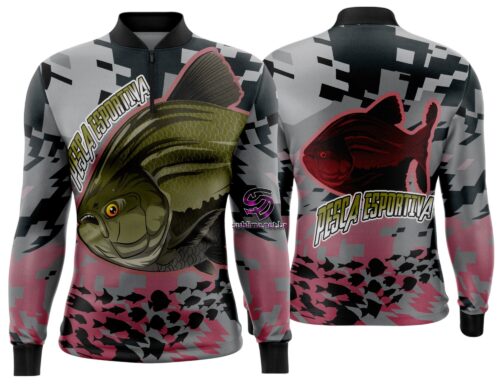 Arte Vetor Camisa Pesca-Mod-0174