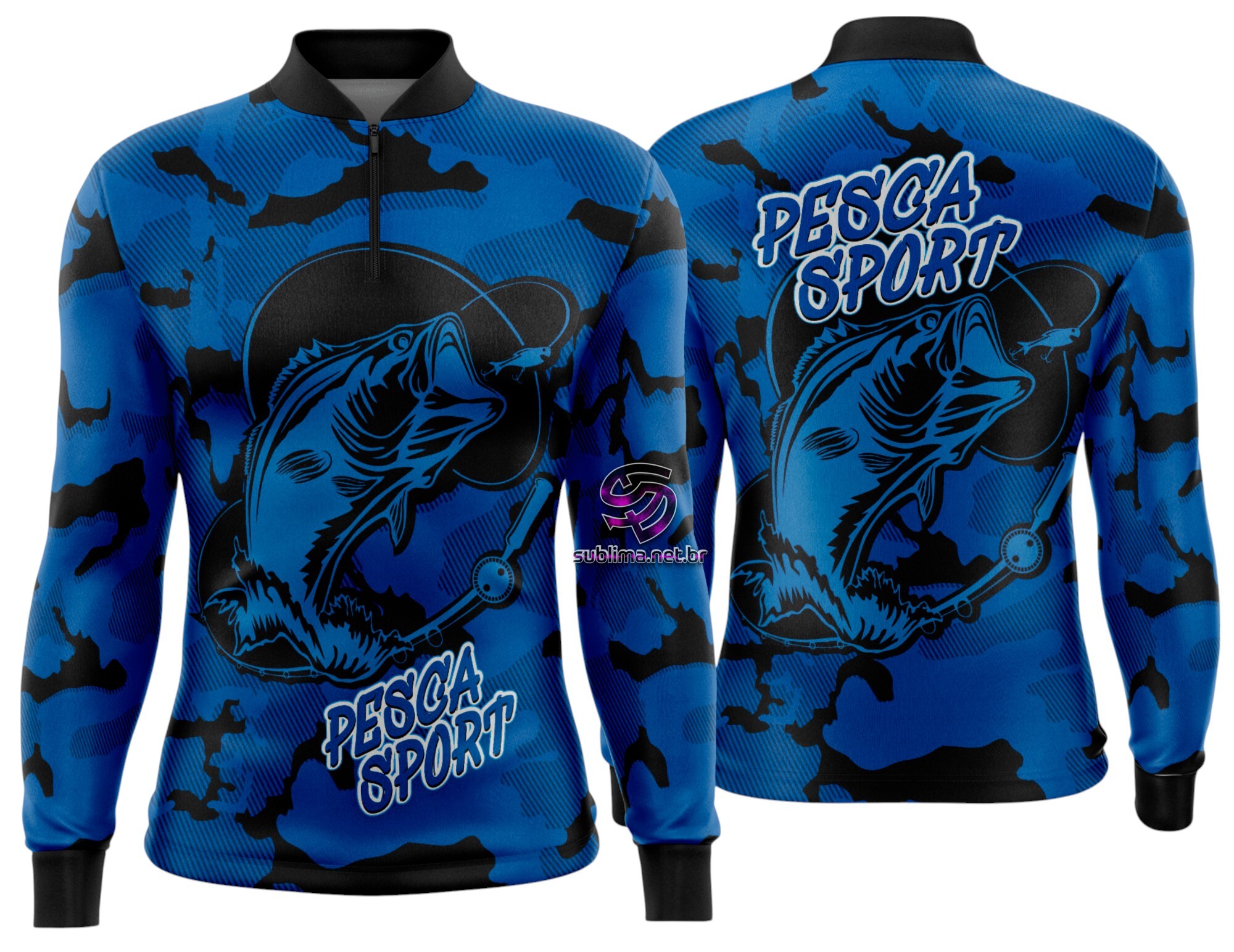Arte Vetor Camisa Pesca-Mod-0176