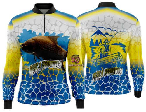 Arte Vetor Camisa Pesca-Mod-0181