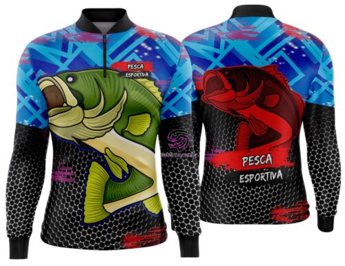 Arte Vetor Camisa Pesca-Mod-0189