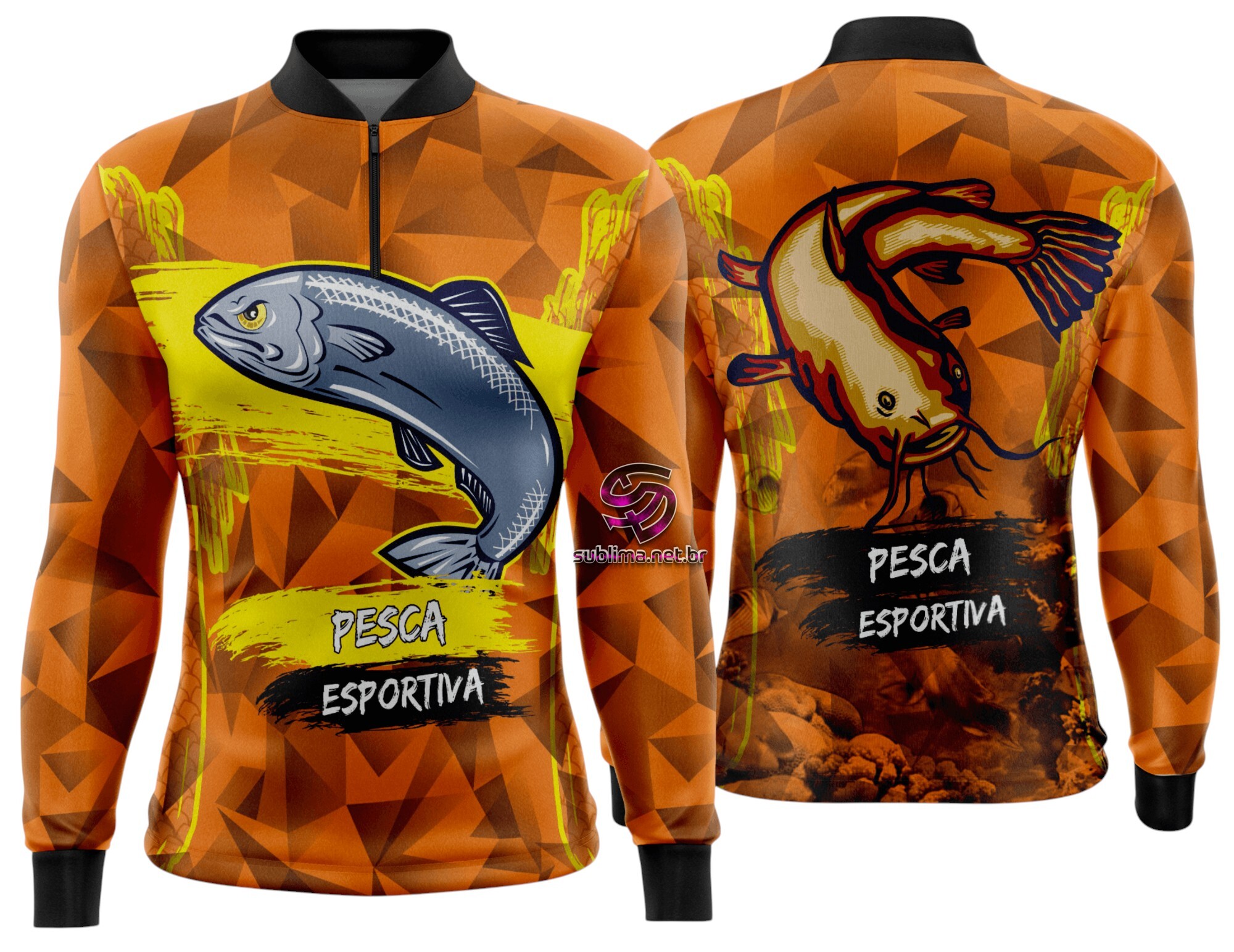 Arte Vetor Camisa Pesca-Mod-0190