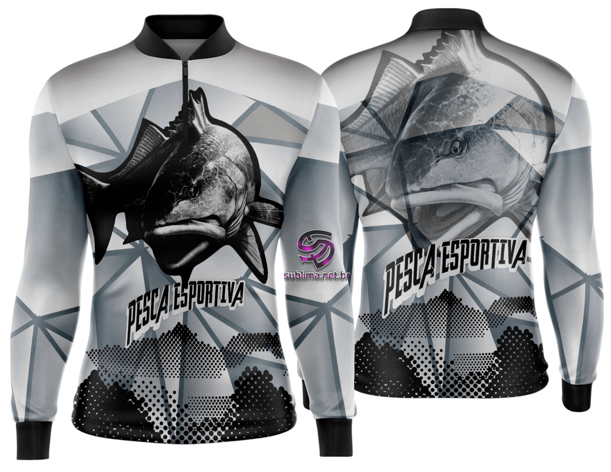 Arte Vetor Camisa Pesca-Mod-0192