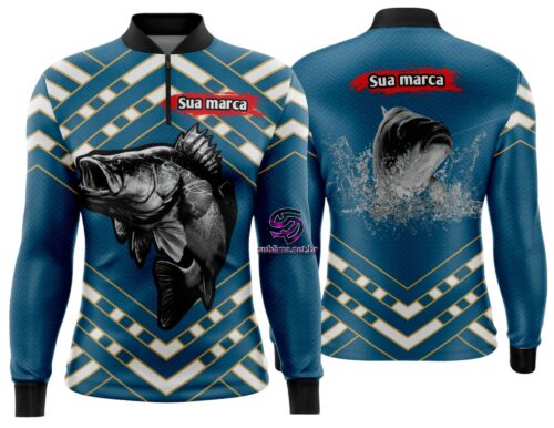 Arte Vetor Camisa Pesca-Mod-0198