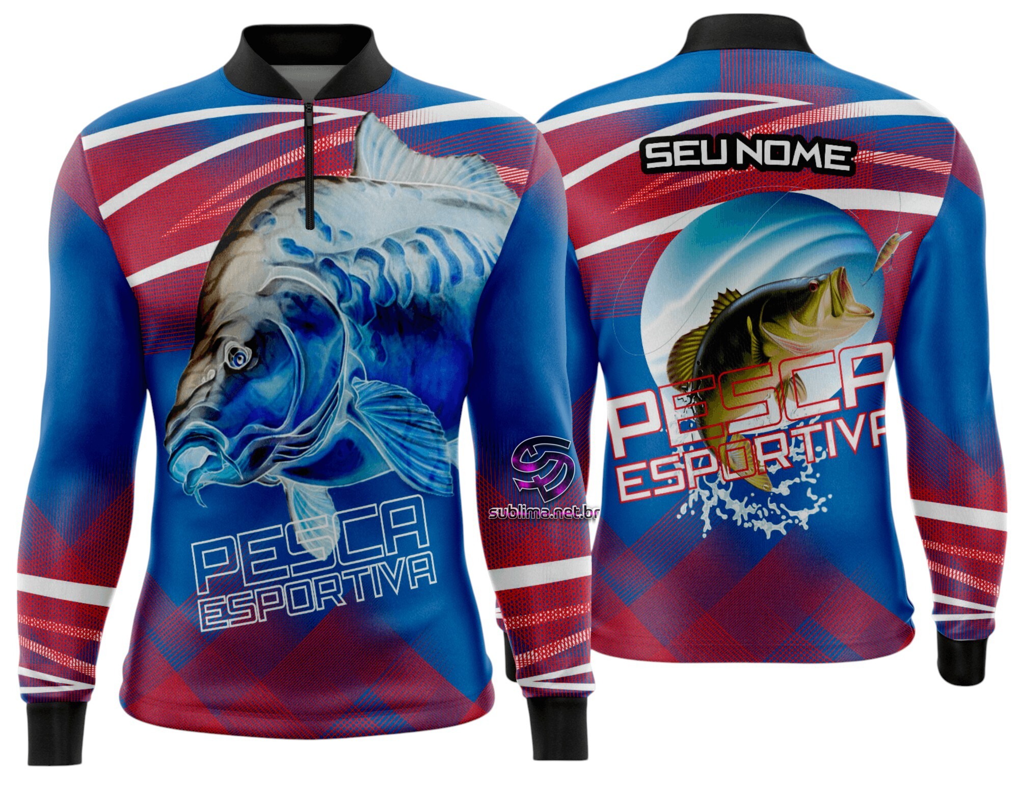 Arte Vetor Camisa Pesca-Mod-0201