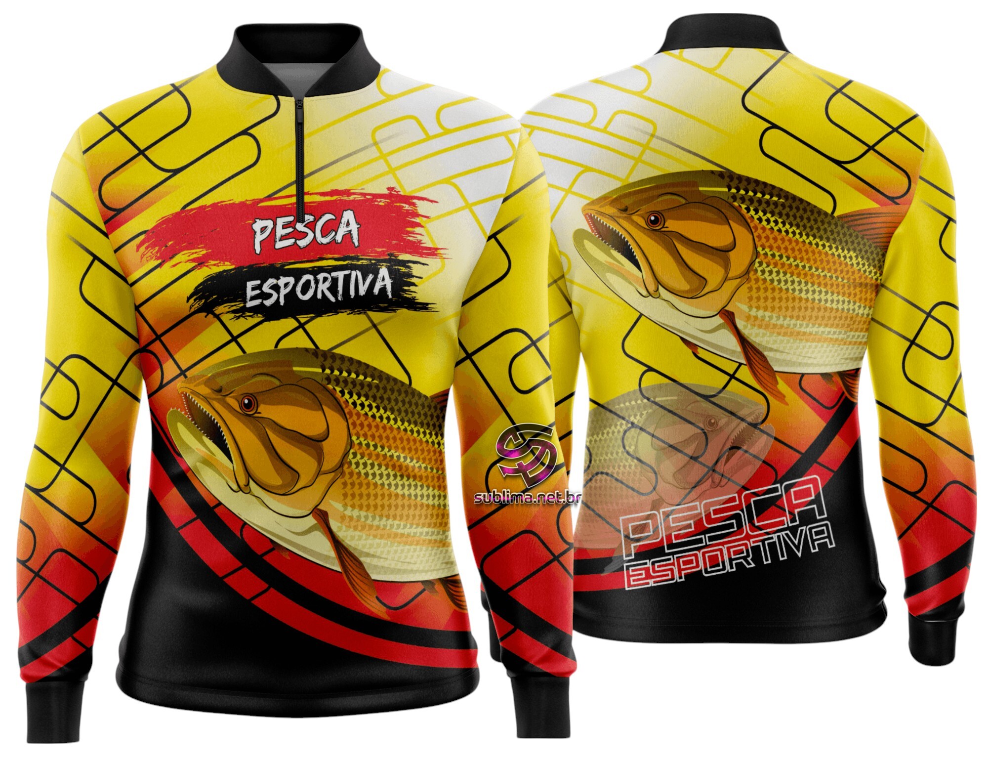 Arte Vetor Camisa Pesca-Mod-0204