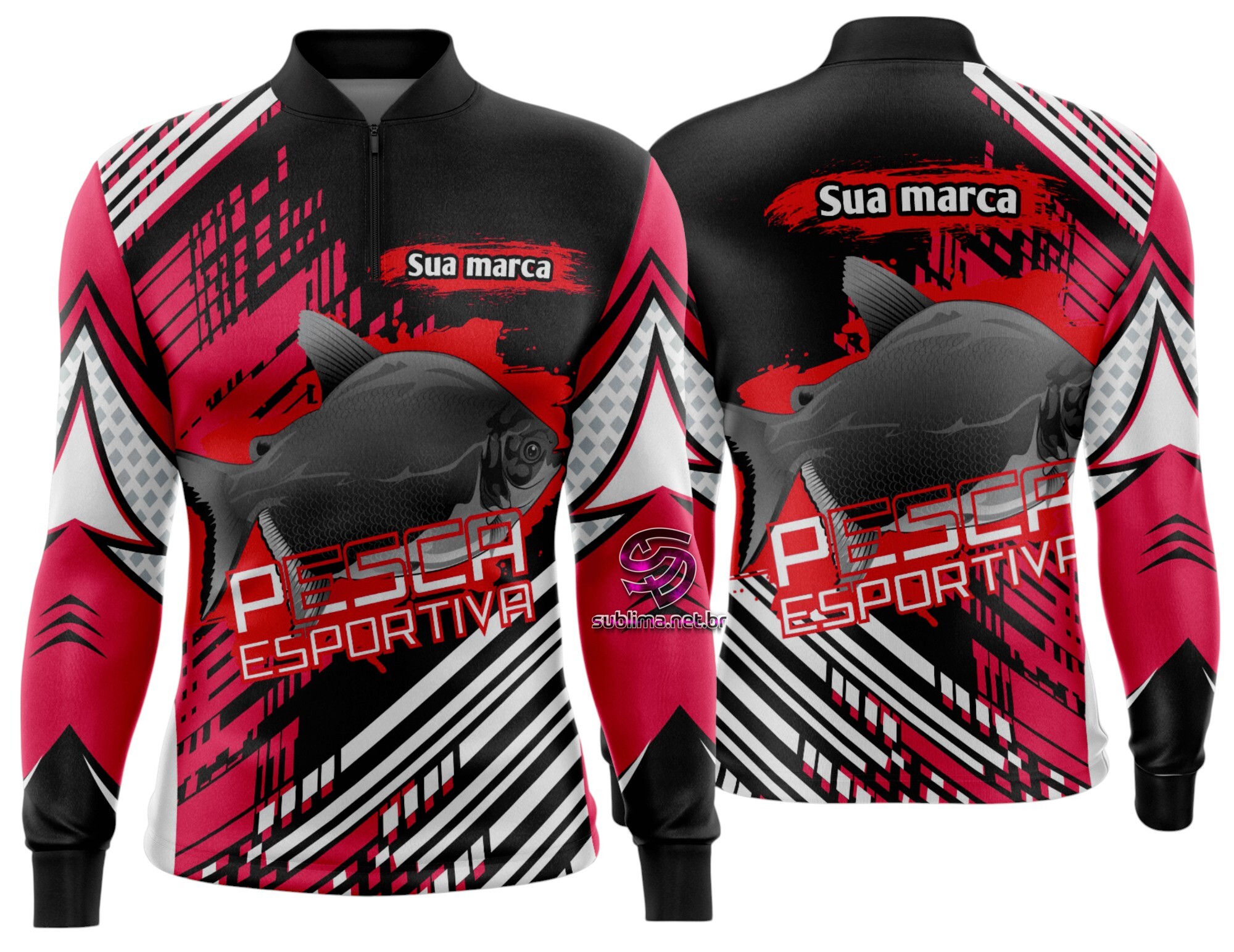 Arte Vetor Camisa Pesca-Mod-0205