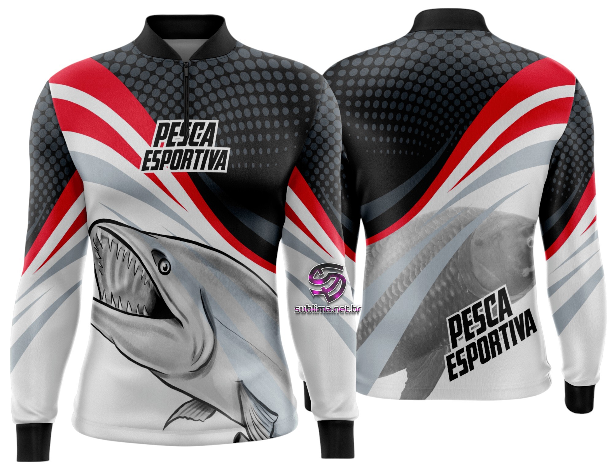 Arte Vetor Camisa Pesca-Mod-0219