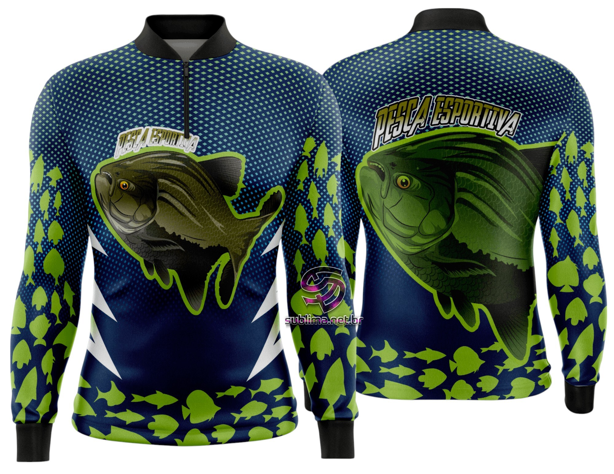 Arte Vetor Camisa Pesca-Mod-0220