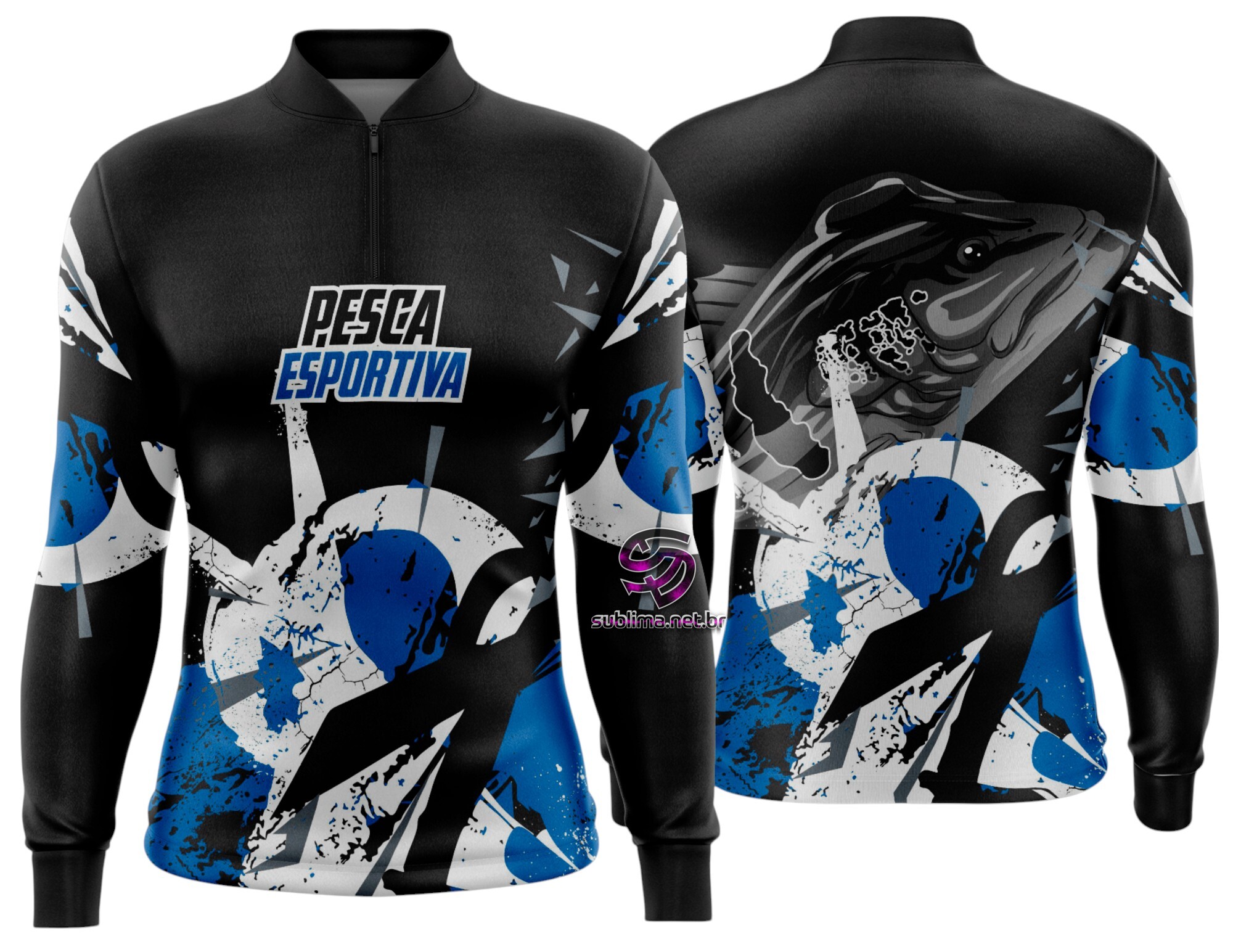 Arte Vetor Camisa Pesca-Mod-0221