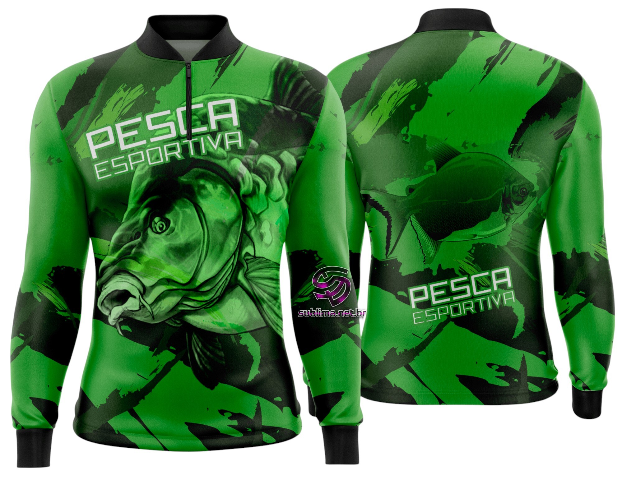 Arte estampa Camisa Pesca-Mod-0223