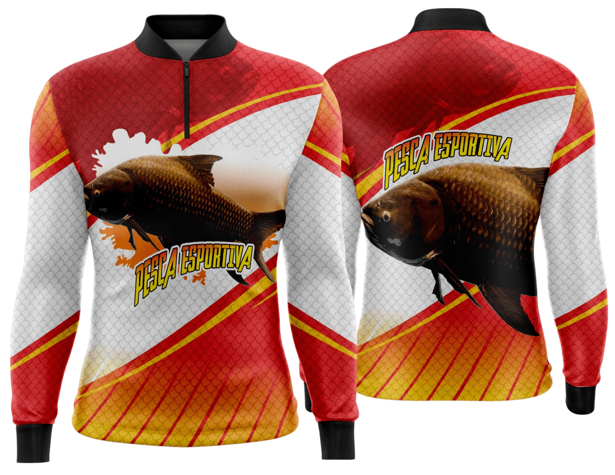 Arte estampa camisa Pesca-Mod-0224