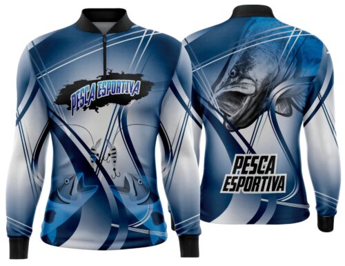 Arte estampa camisa Pesca-Mod-0225