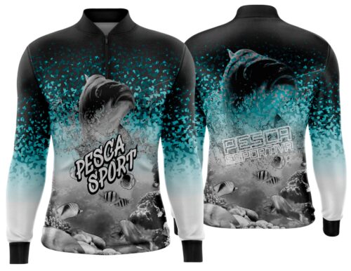 Arte estampa camisa Pesca-Mod-0228