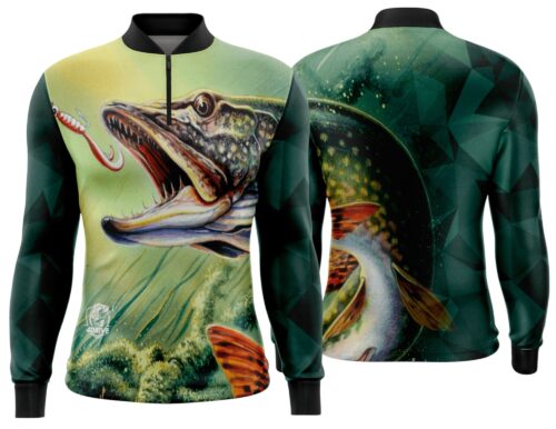Arte Vetor Camisa Pesca-Mod-0237