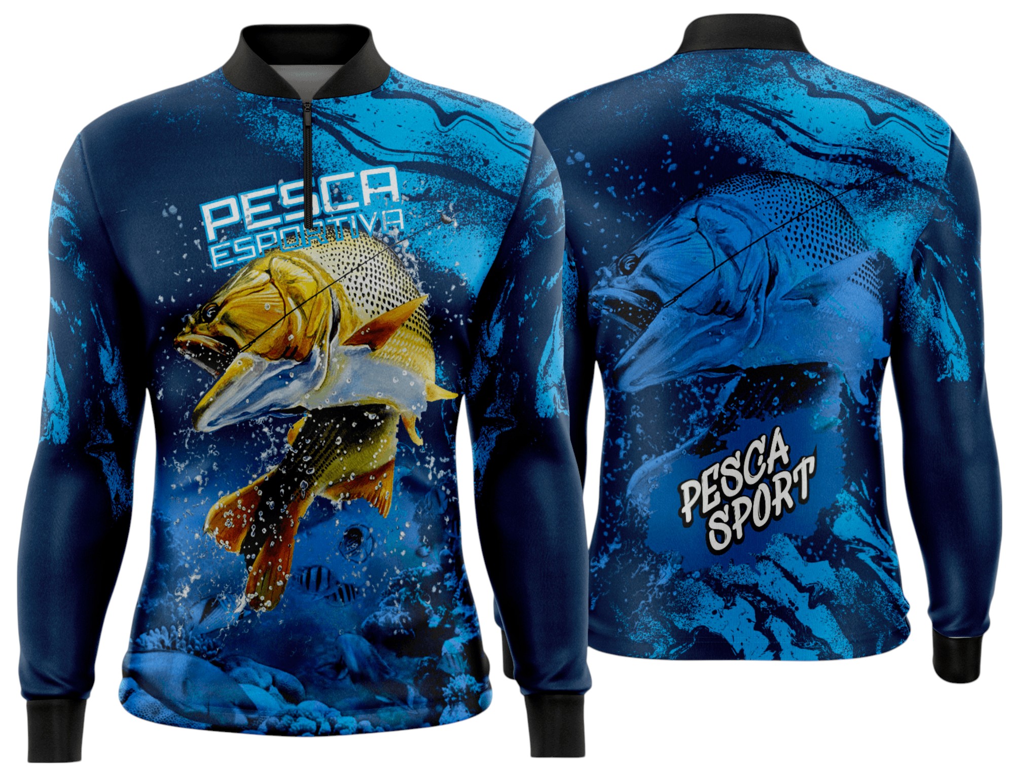 Arte Vetor Camisa Pesca-Mod-0238