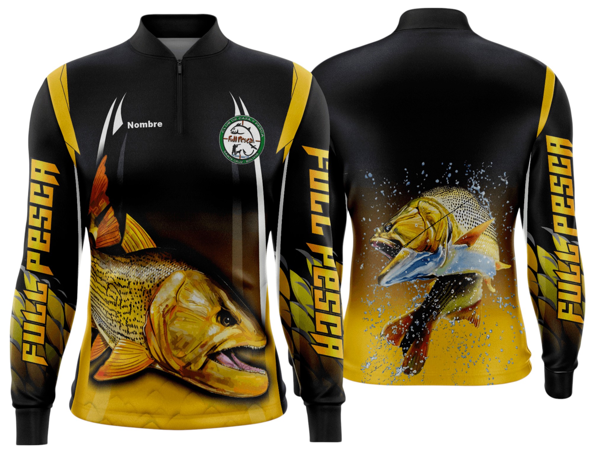 Arte estampa camisa Pesca-Mod-0248
