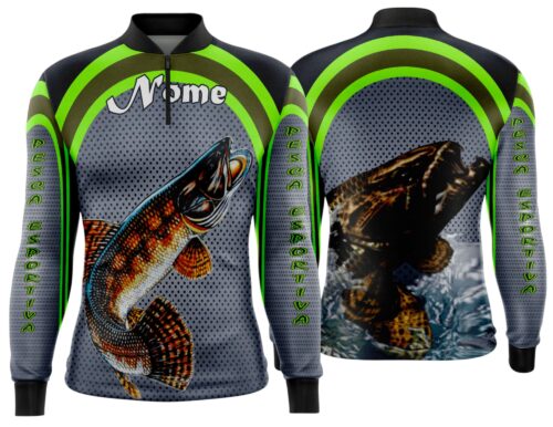 Arte estampa camisa Pesca-Mod-0250
