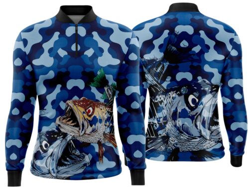 Arte estampa camisa Pesca-Mod-0253