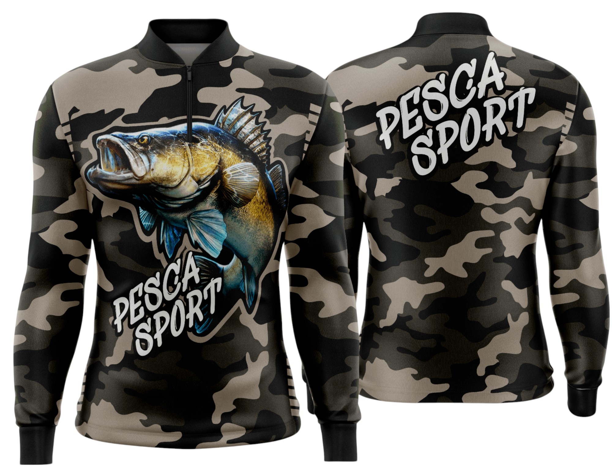 Arte Vetor Camisa Pesca-Mod-0256