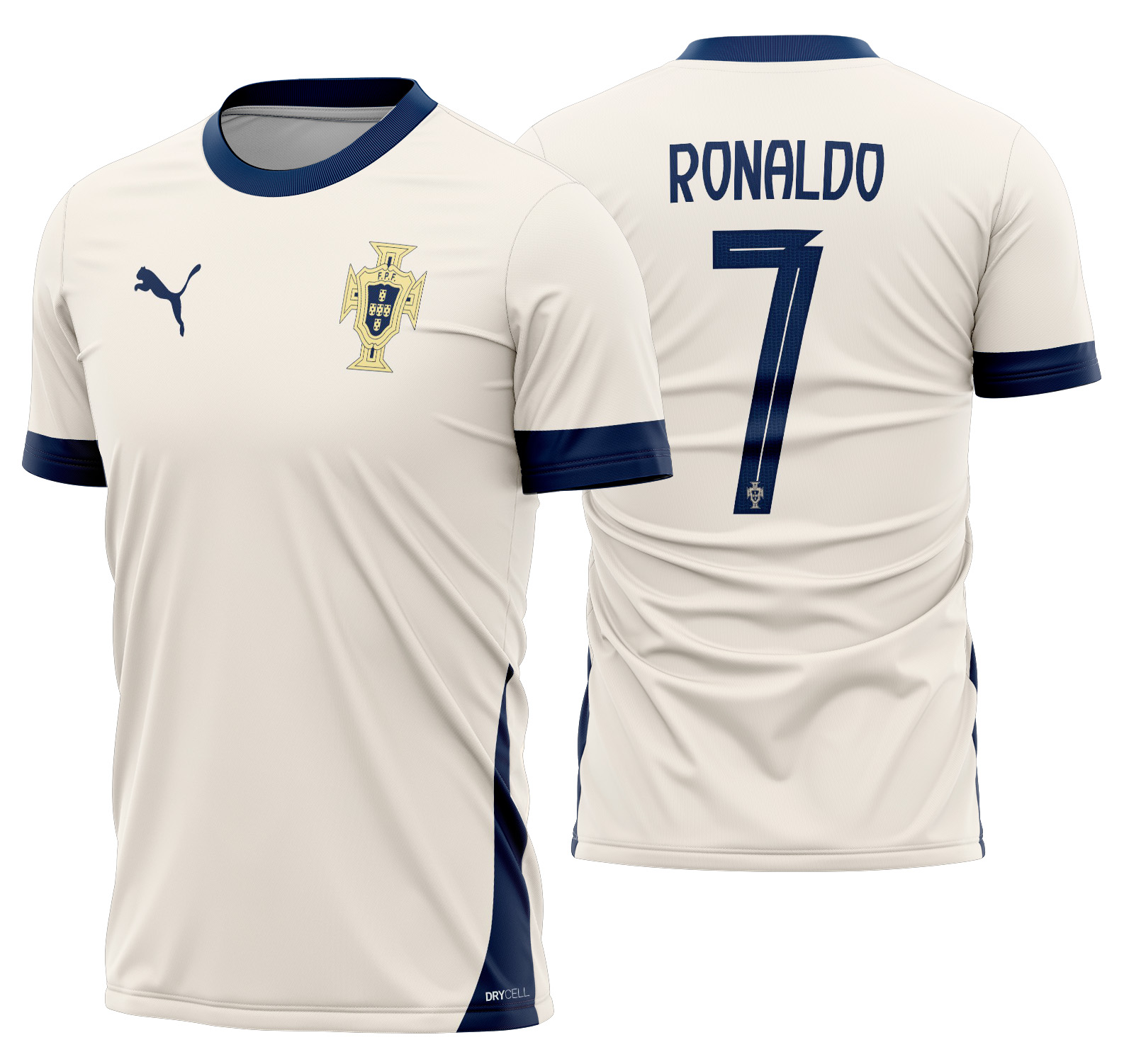 Arte vetor camisa Portugal Pré-jogo 2025