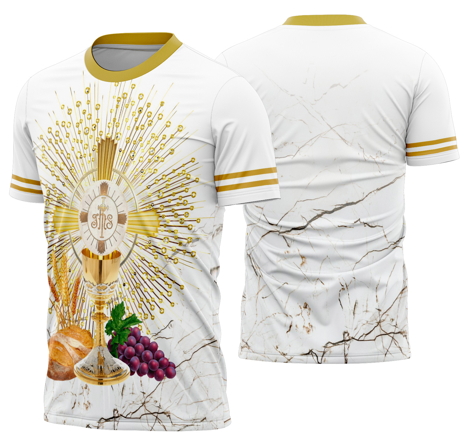 Arte estampa camisa Primeira Eucaristia Mod-1