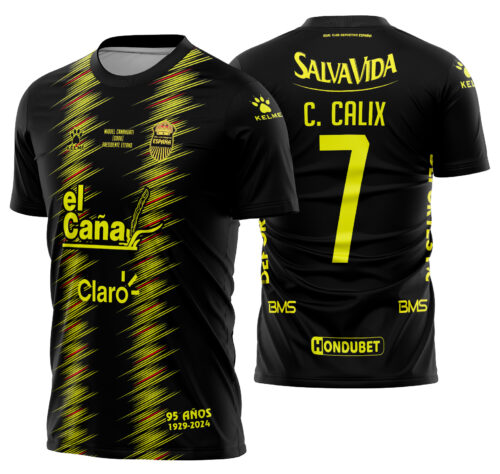 Arte vetor camisa Real España Visita 2024-2025