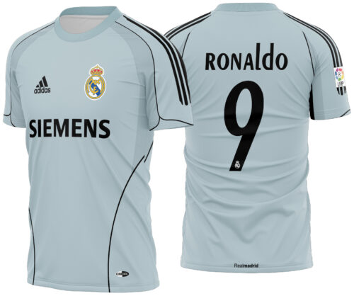 Arte vetor camisa Real Madrid Alternativa 2005-2006